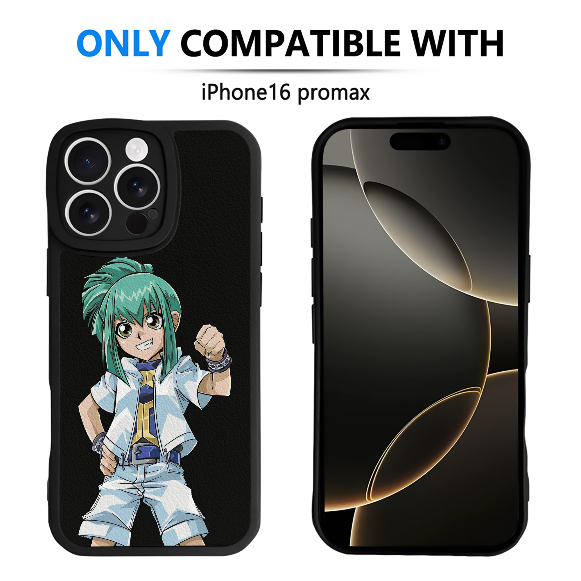 遊☆戯☆王 Yu-Gi-Oh! 【iPhone 16シリーズ対応】シリコンスマホケース（レザー調） 材質：シリコン